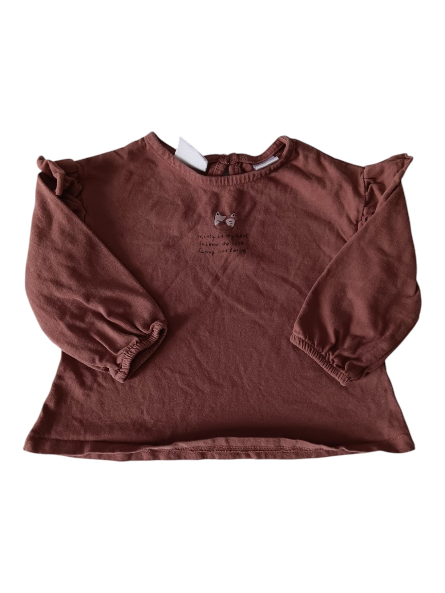 Chandail à manches longues - Zara - 6-9 Mois