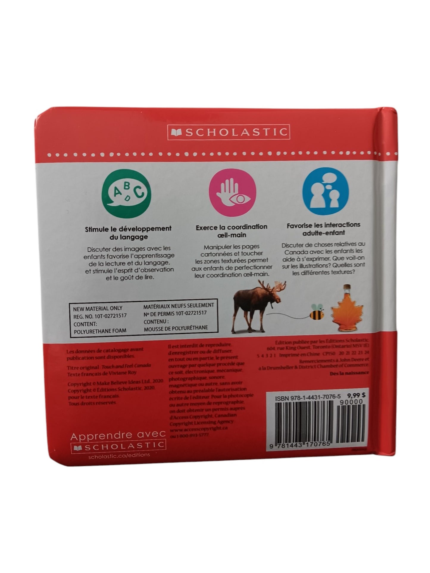 Touche à tout : Le Canada - Livre tactile