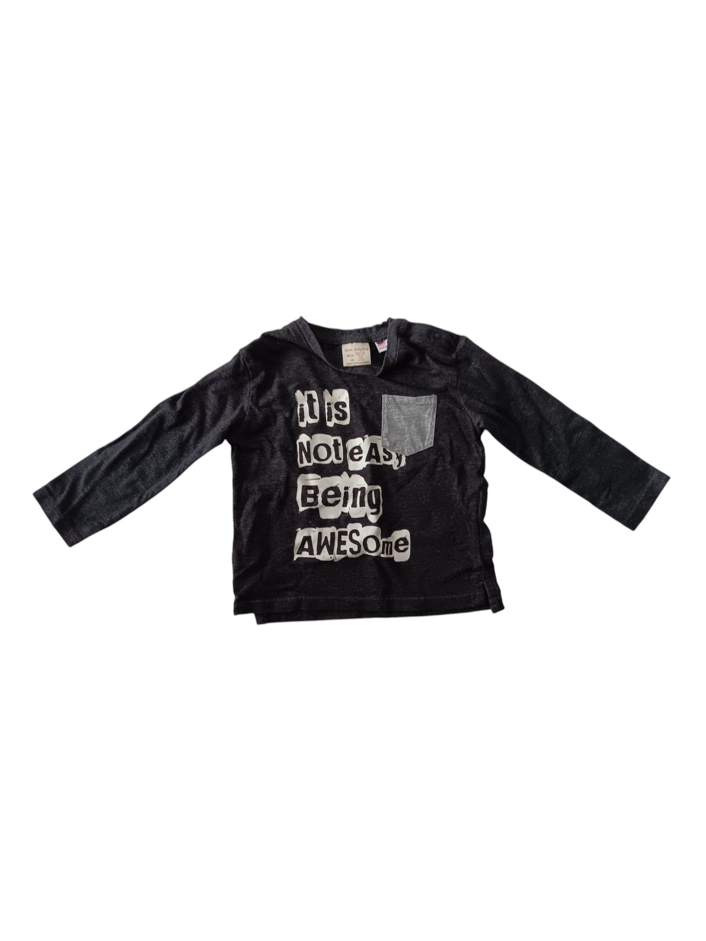 Chandail à manches longues - Zara - 12-18 Mois