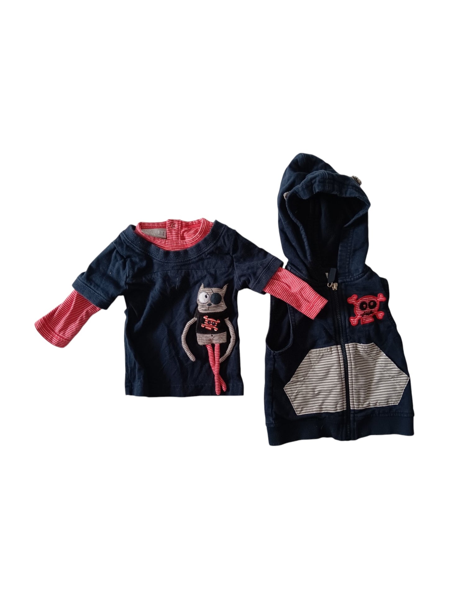 Duo Veste et Chandail - Du Pareil Au Même - 3 Mois ♥