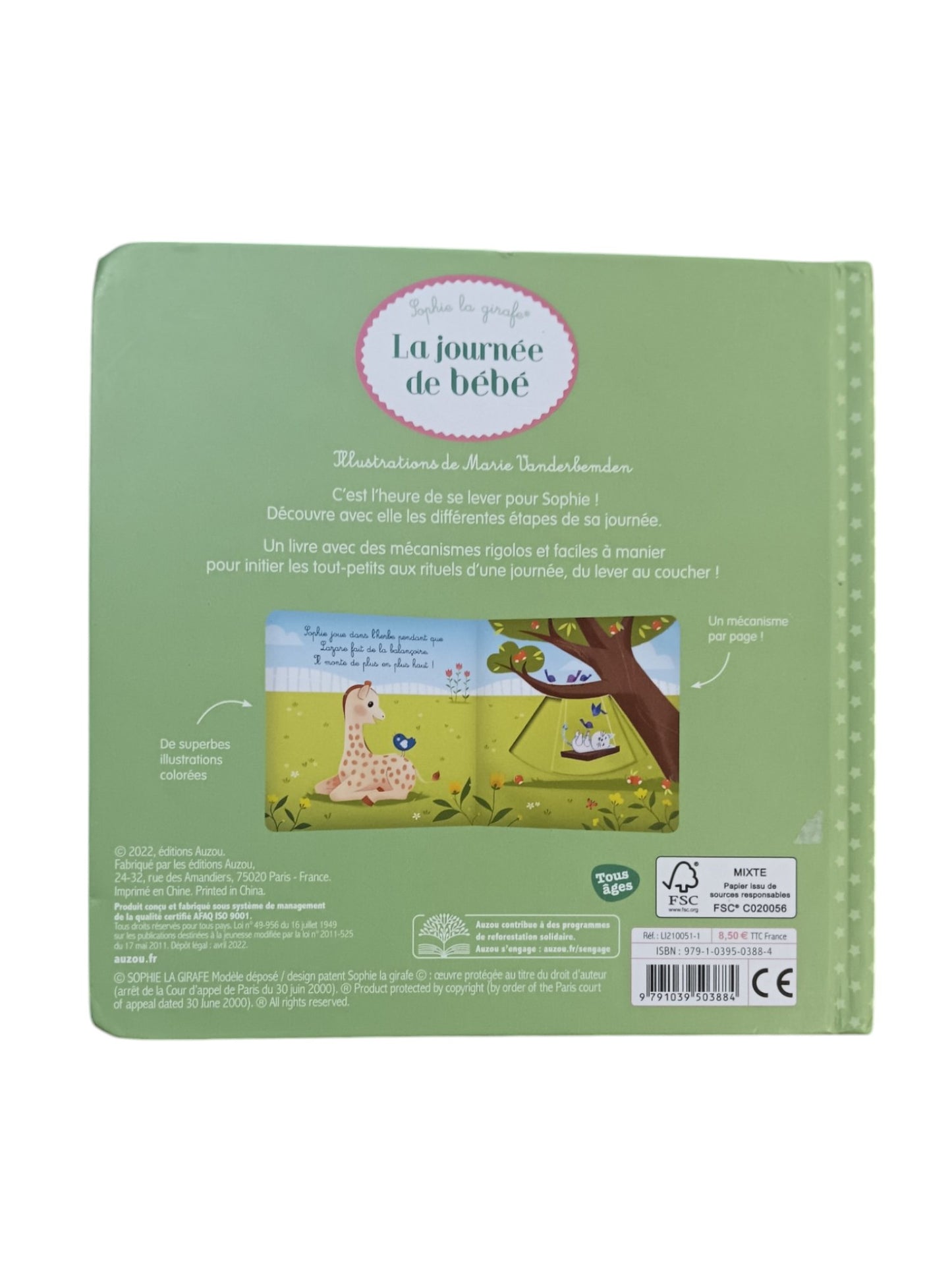 La journée de bébé: Sophie la girafe