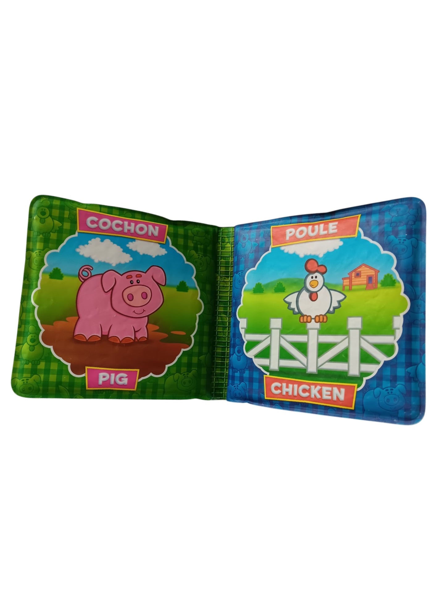 Les animaux de la ferme - Livre de bain