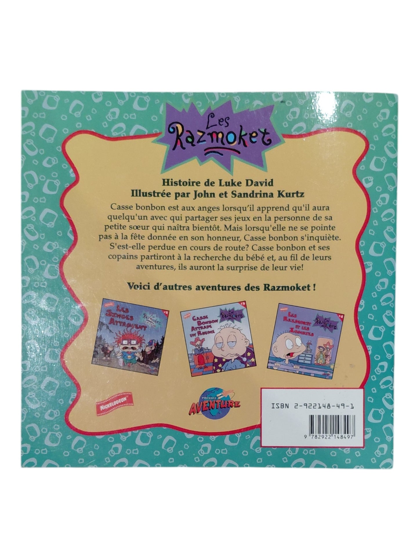 Les Razmoket T.1 : Casse Bonbon attend la cigogne