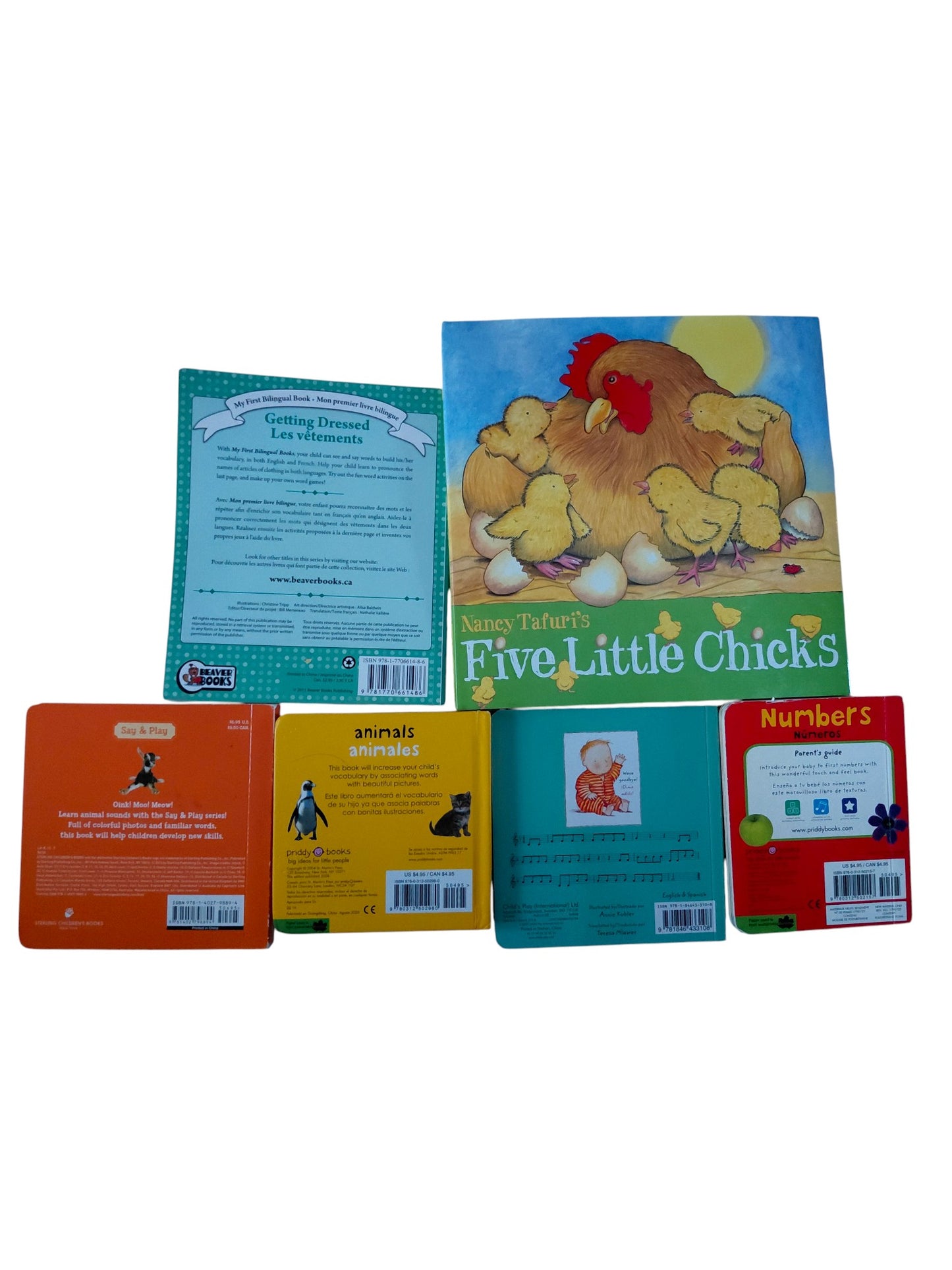 Lot de 6 livre multilingue