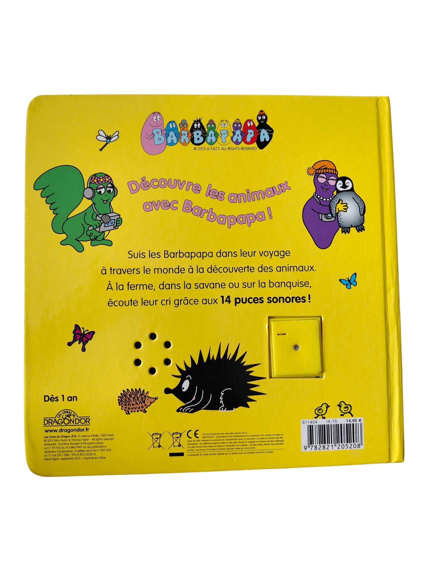 Barbapapa : les animaux