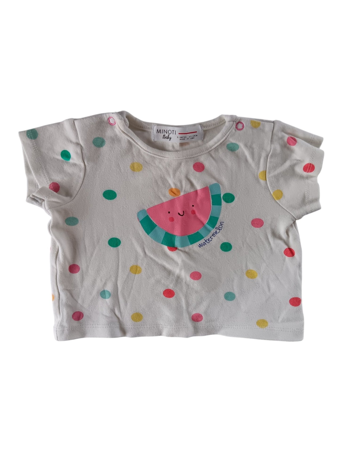 T-Shirt - Minoti - 3-6 Mois