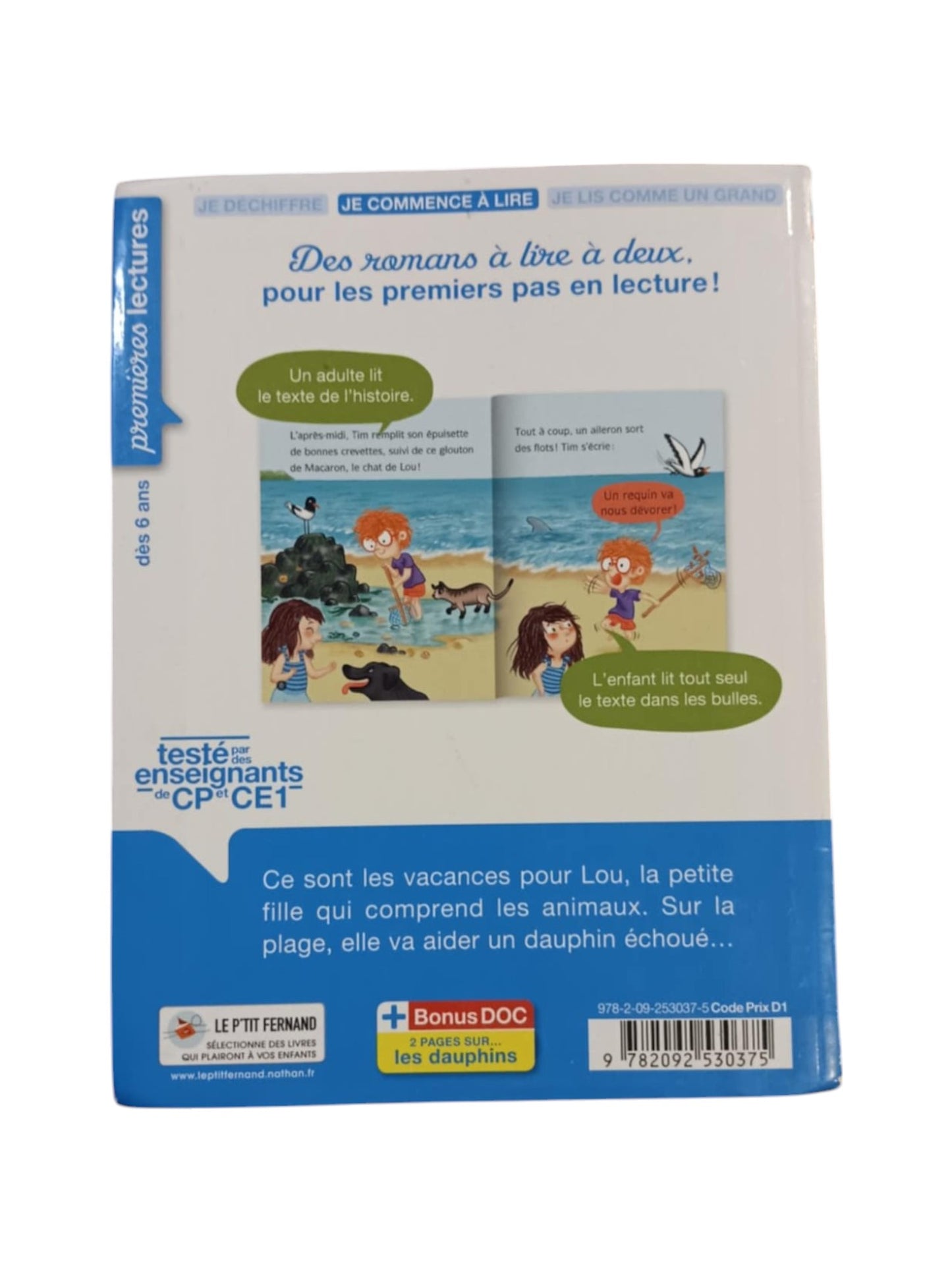 Les animaux de Lou - Courage, petit marin !