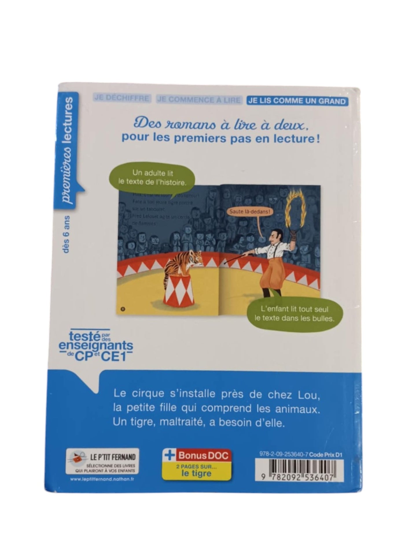 Les animaux de Lou - Save-toi, petit tigre !