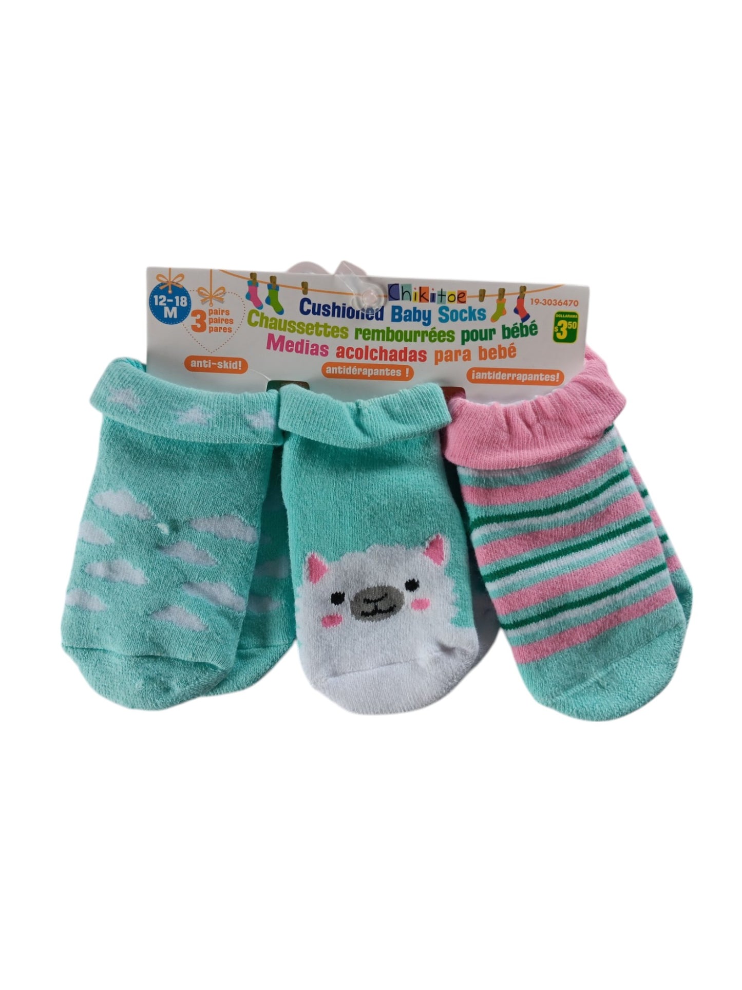 Trio de bas - Chikitoe - 12-18 mois