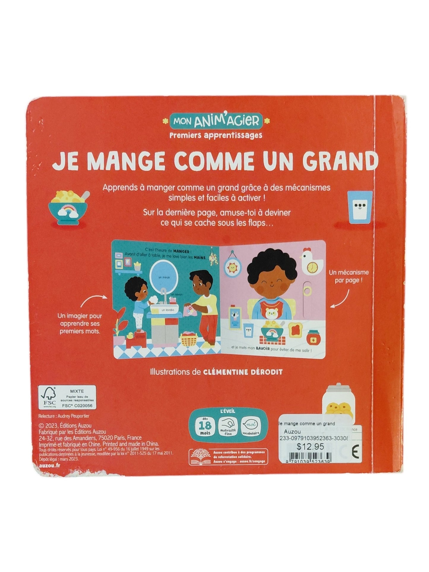 Je mange comme un grand