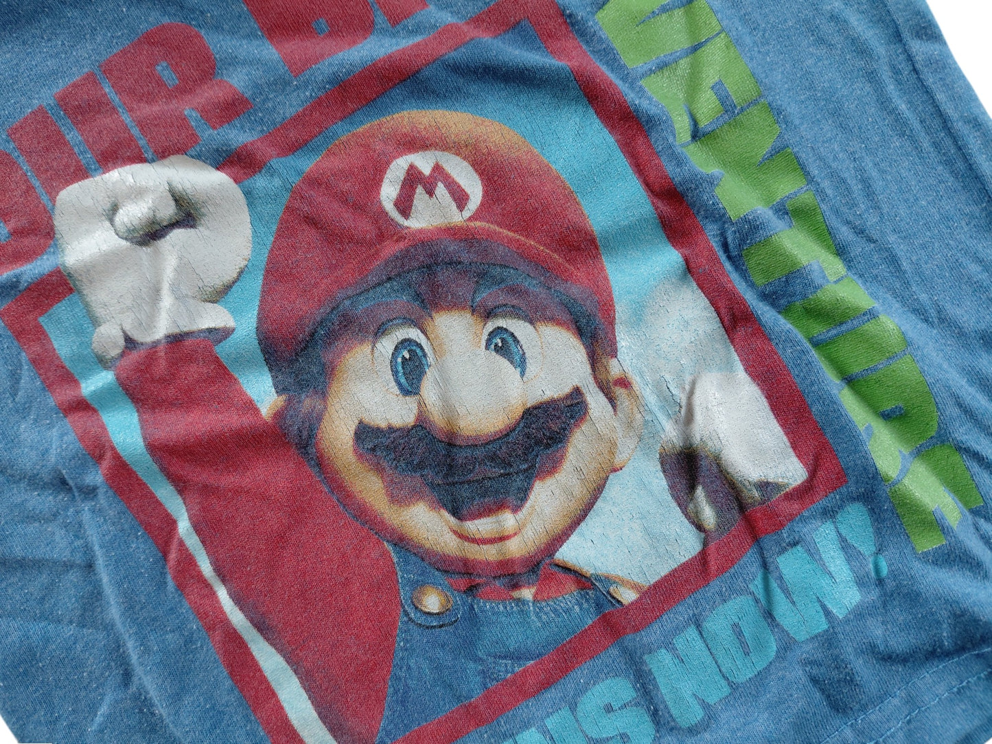 T-Shirt - Super Mario Bros - 2 ans *Dessin craquelé