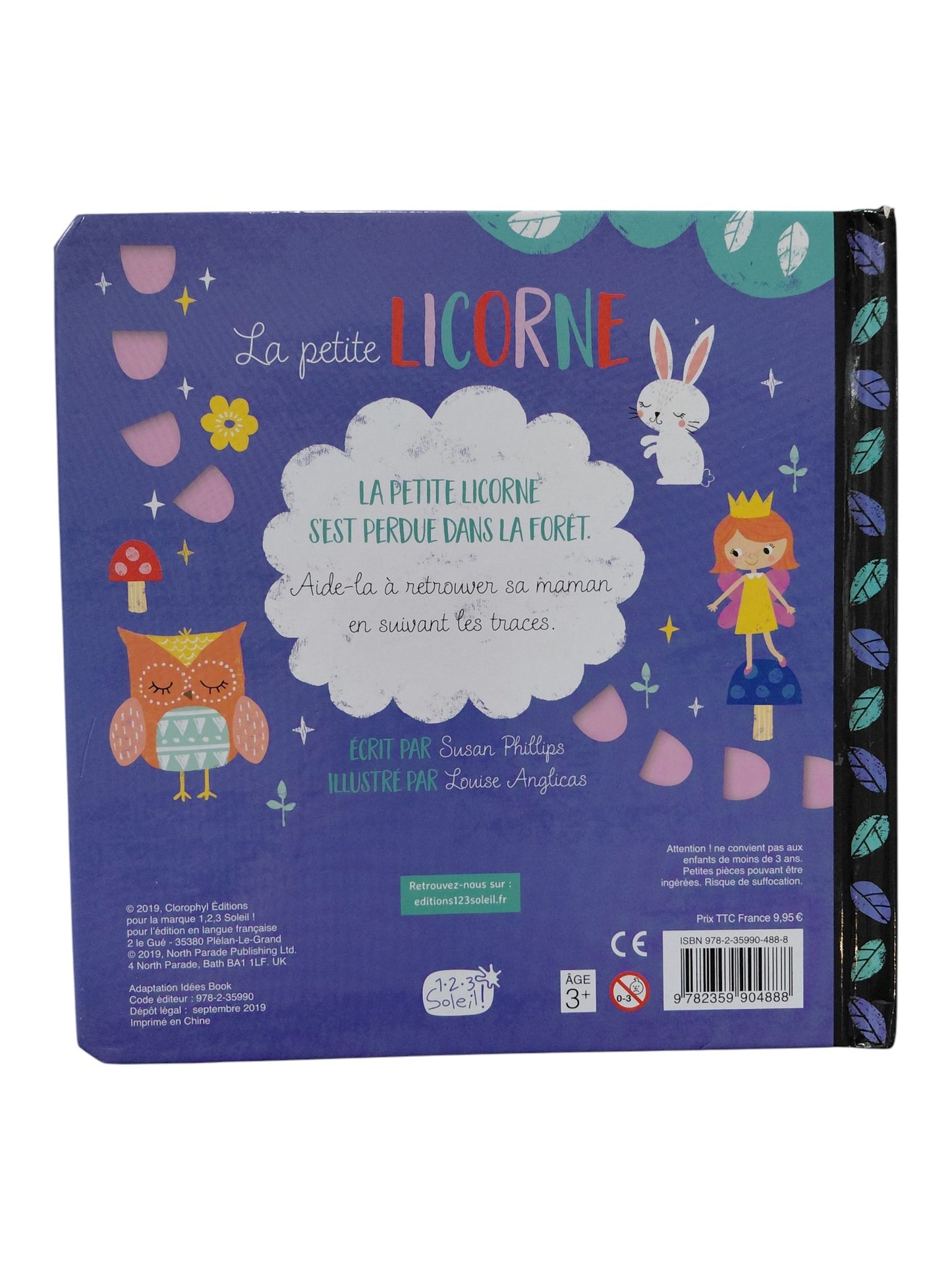 La petite licorne : suis le chemin avec ton doigt