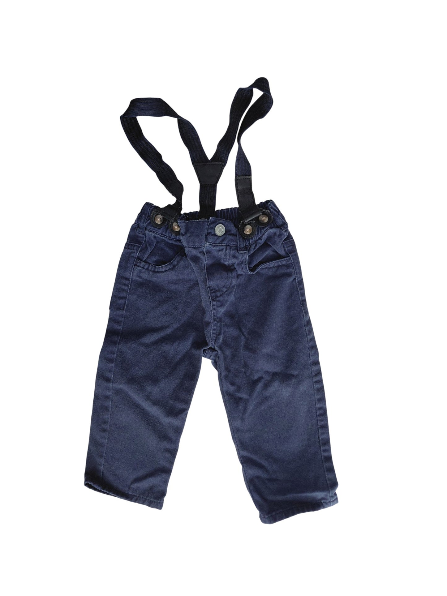 Pantalon - Place - 9-12 Mois *Usure sur les bretelles