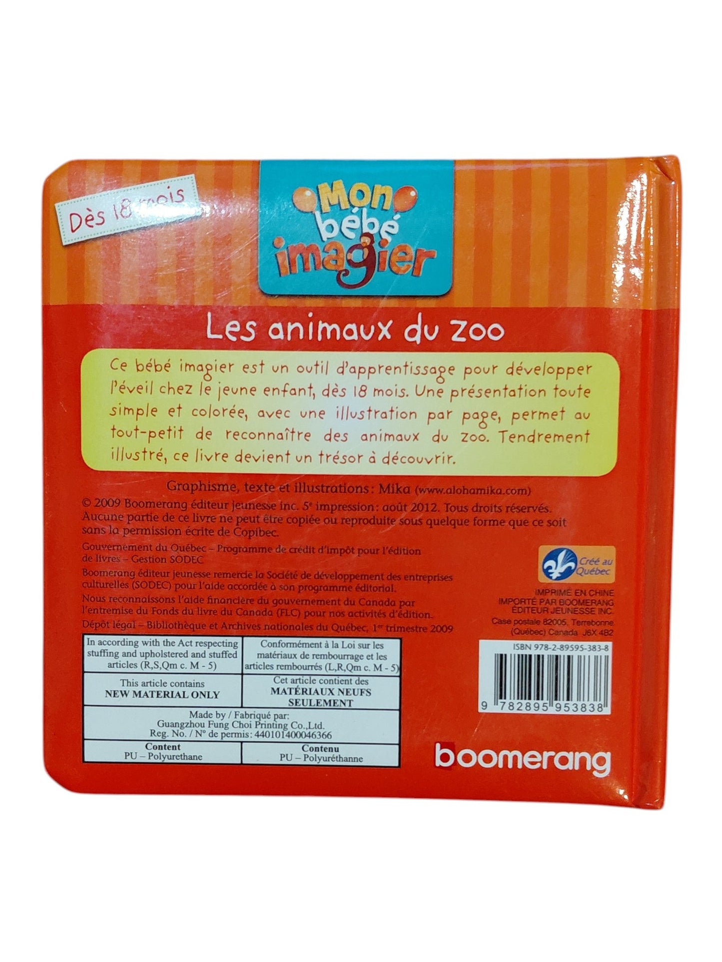 Les animaux du zoo