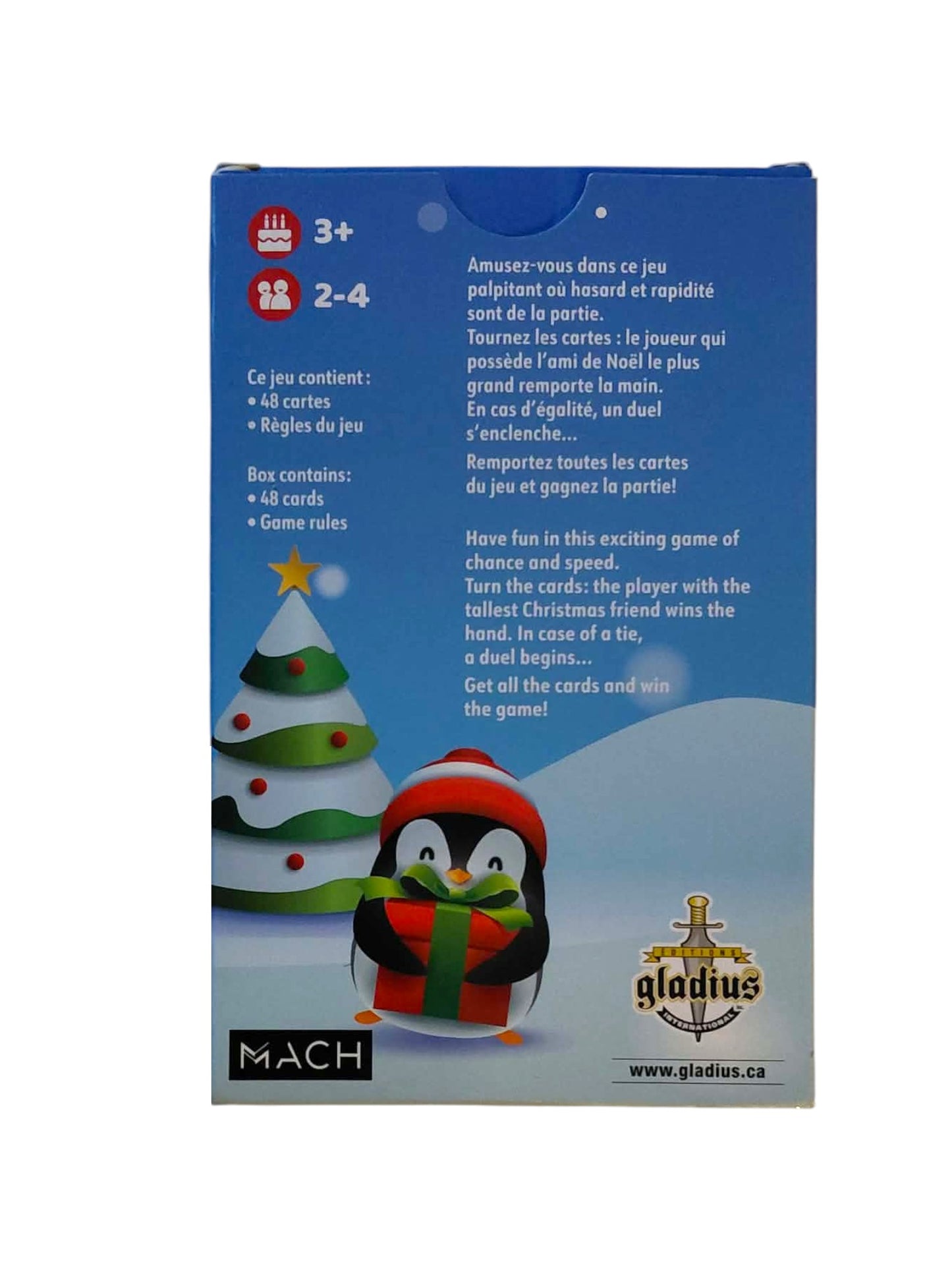Jeu de cartes de Noël - Gladius