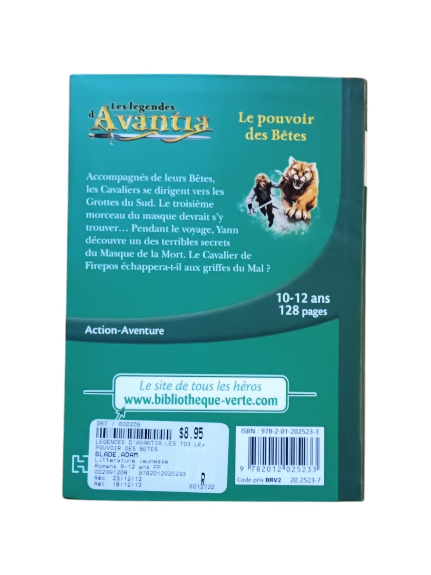 Les légendes d'Avantia - Le pouvoir des Bêtes