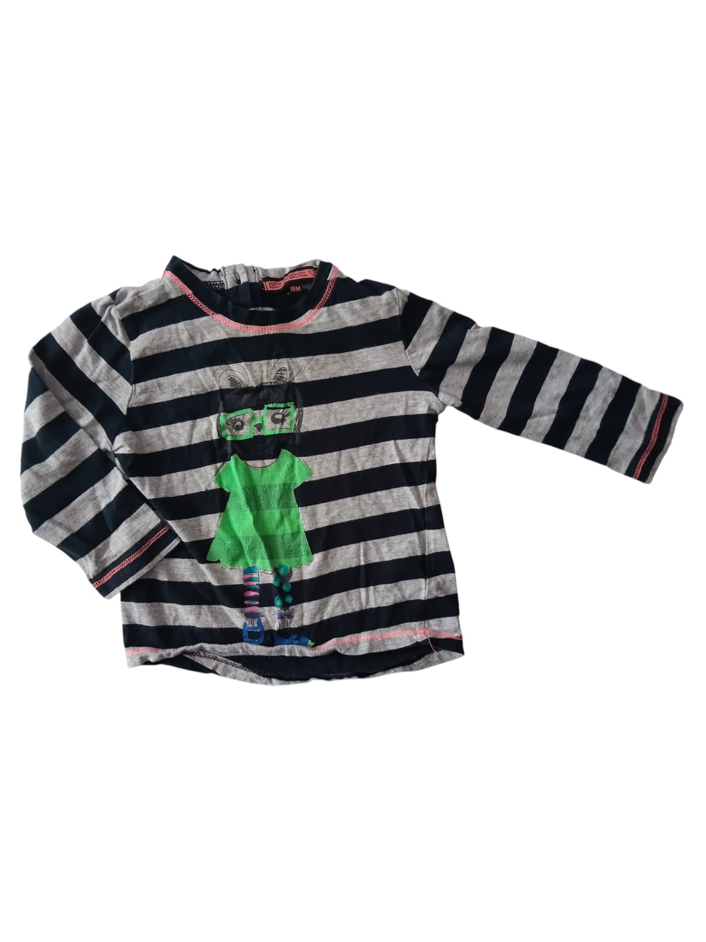 Chandail à manches longues - Old School - 18 Mois *Imparfait