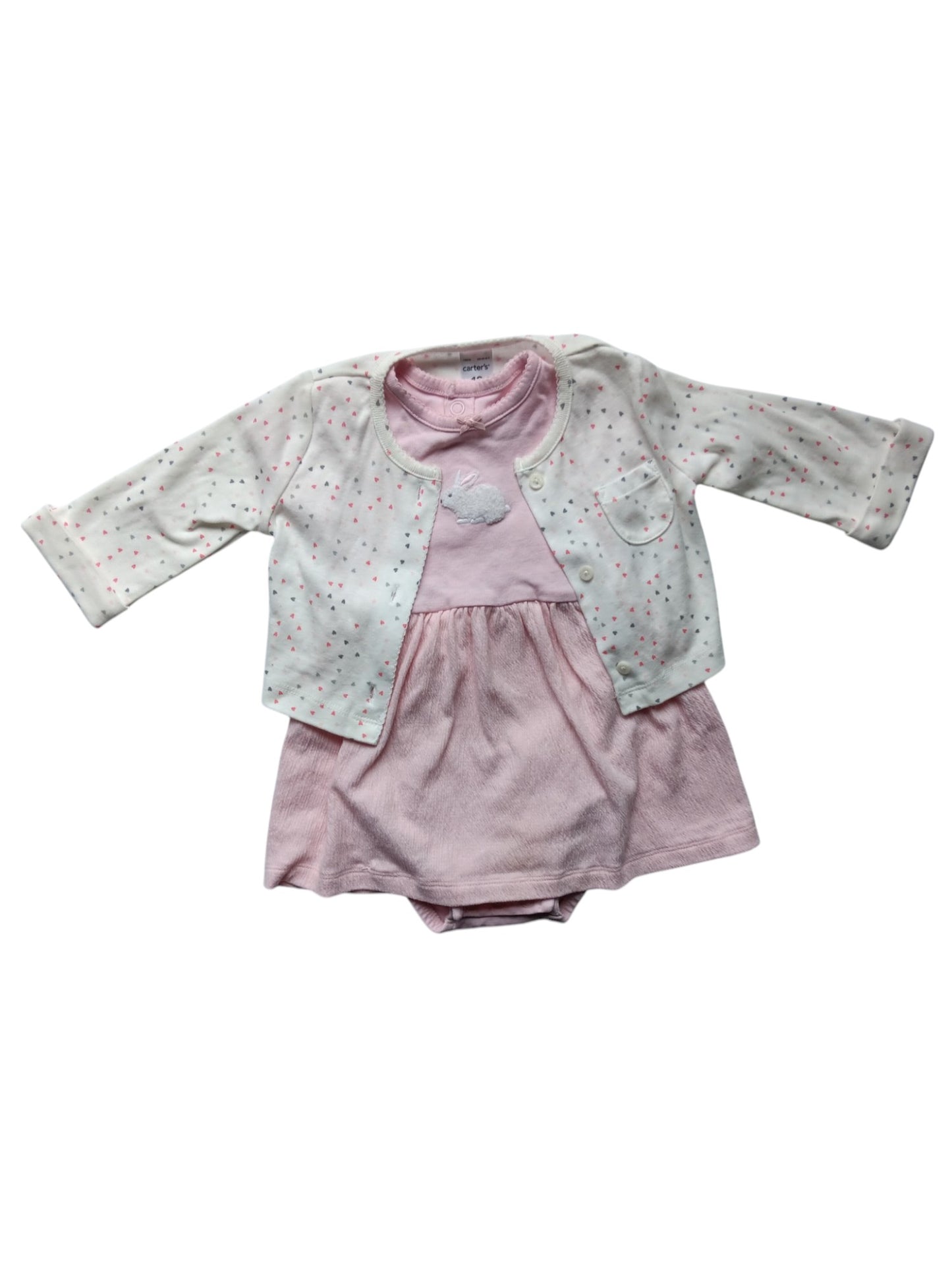 Robe (2 mcx) - Carter's - 12 Mois *Imparfait