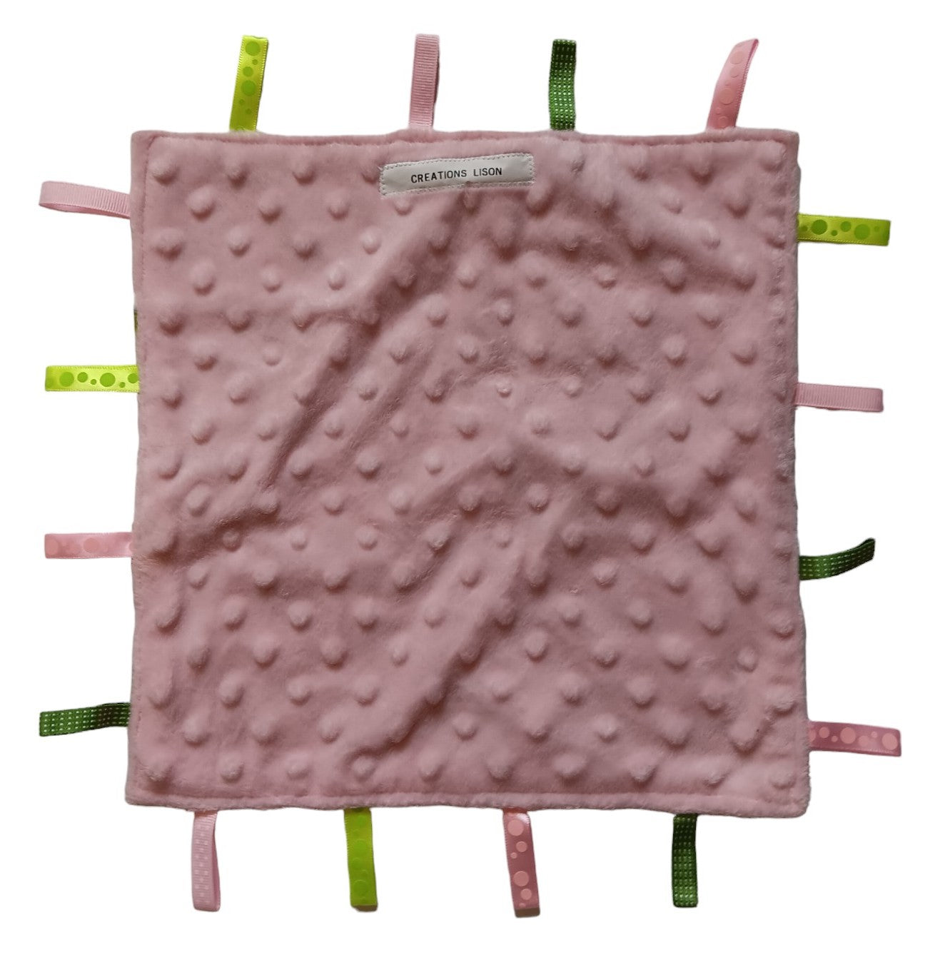 Doudou texturé - Créations Lison - Petit Pois