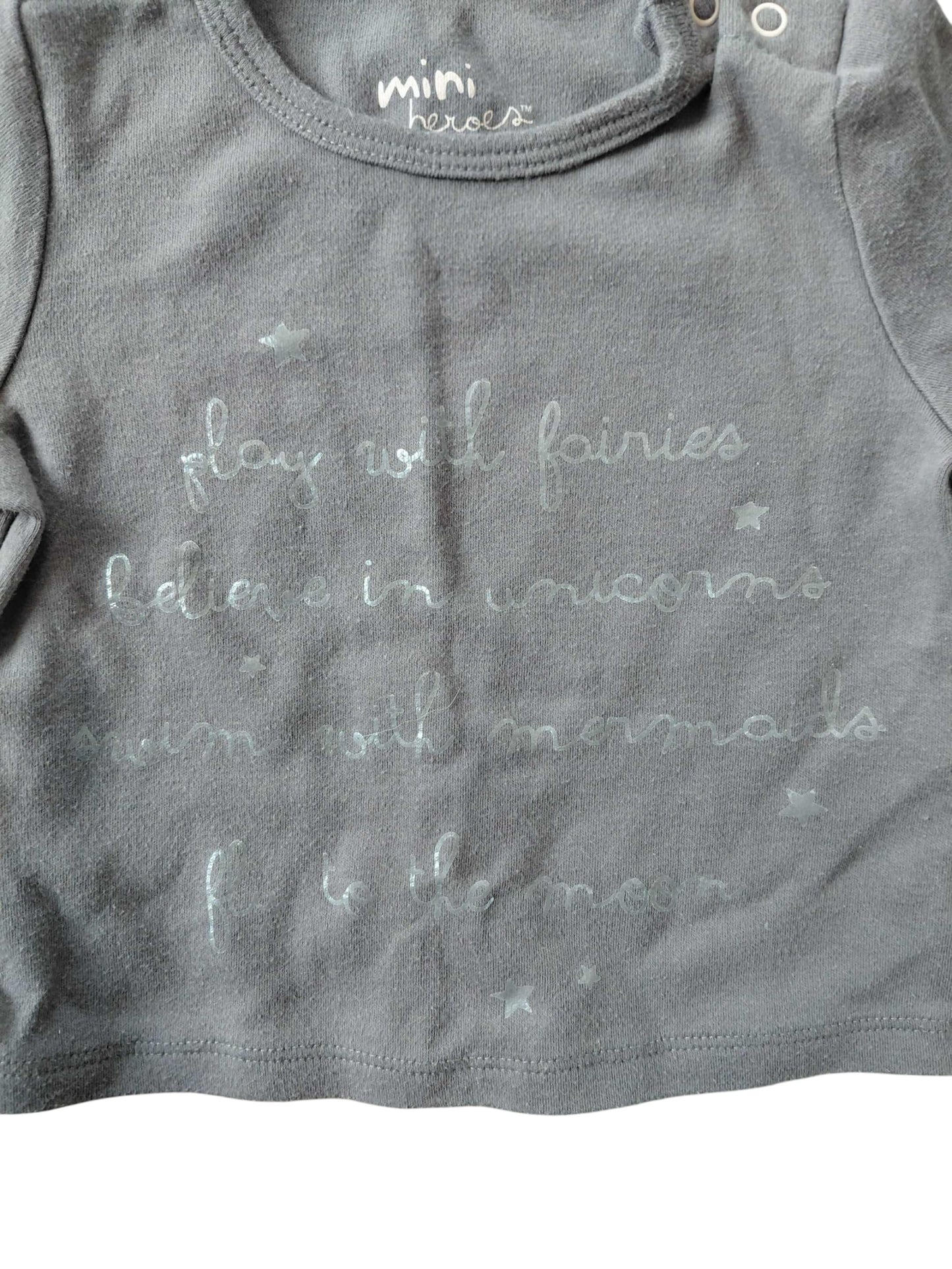 Chandail à manches longues - Mini Heroes - 18 Mois