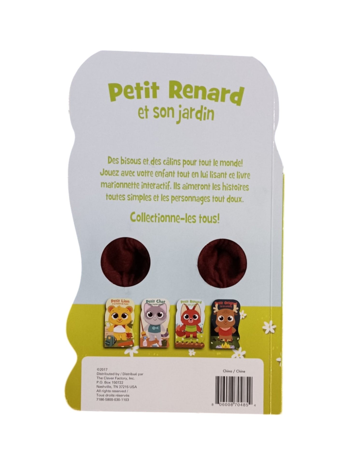 Petit Renard et son jardin - Livre marionnette