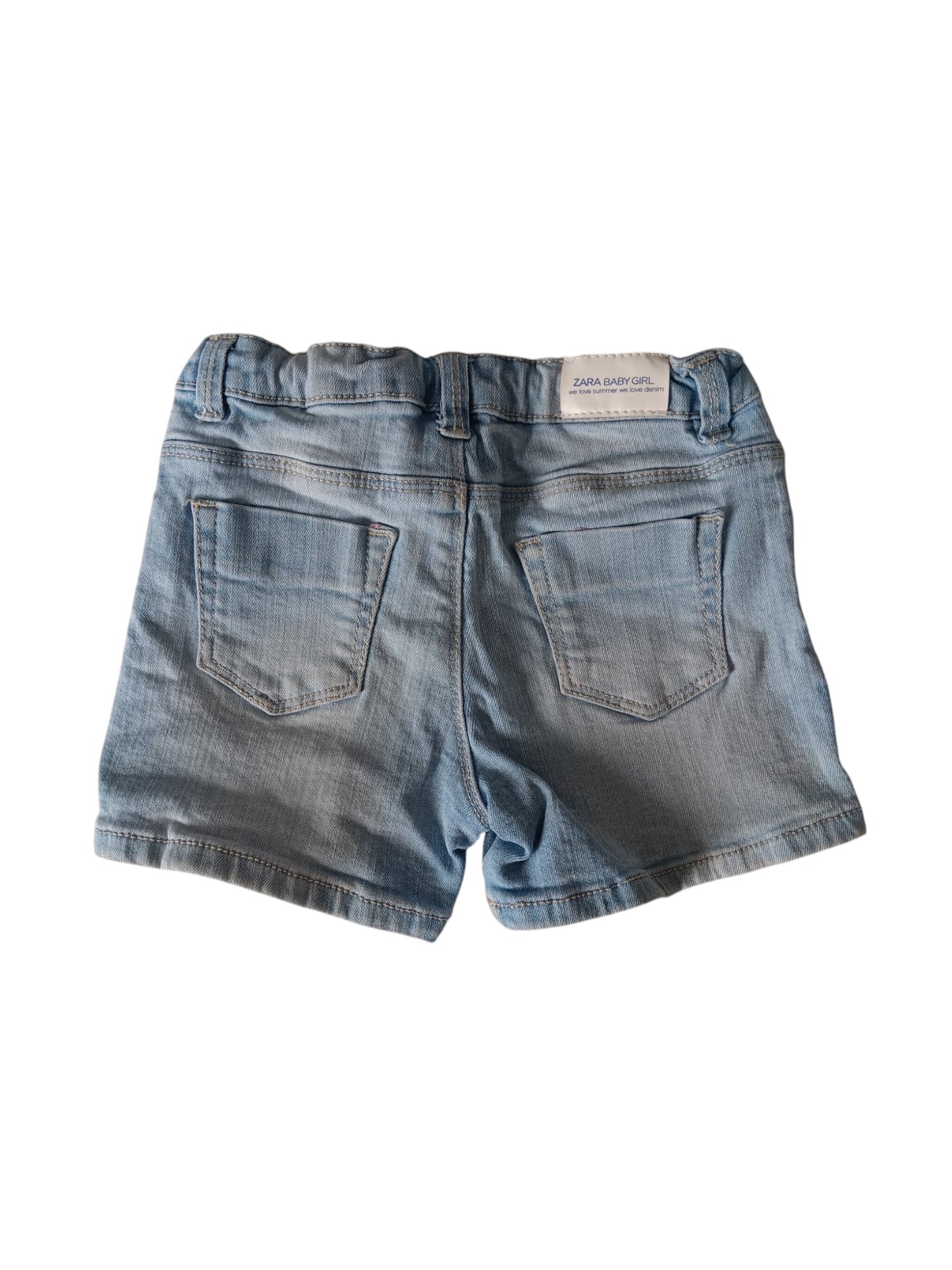 Short en denim - Zara - 12-18 Mois