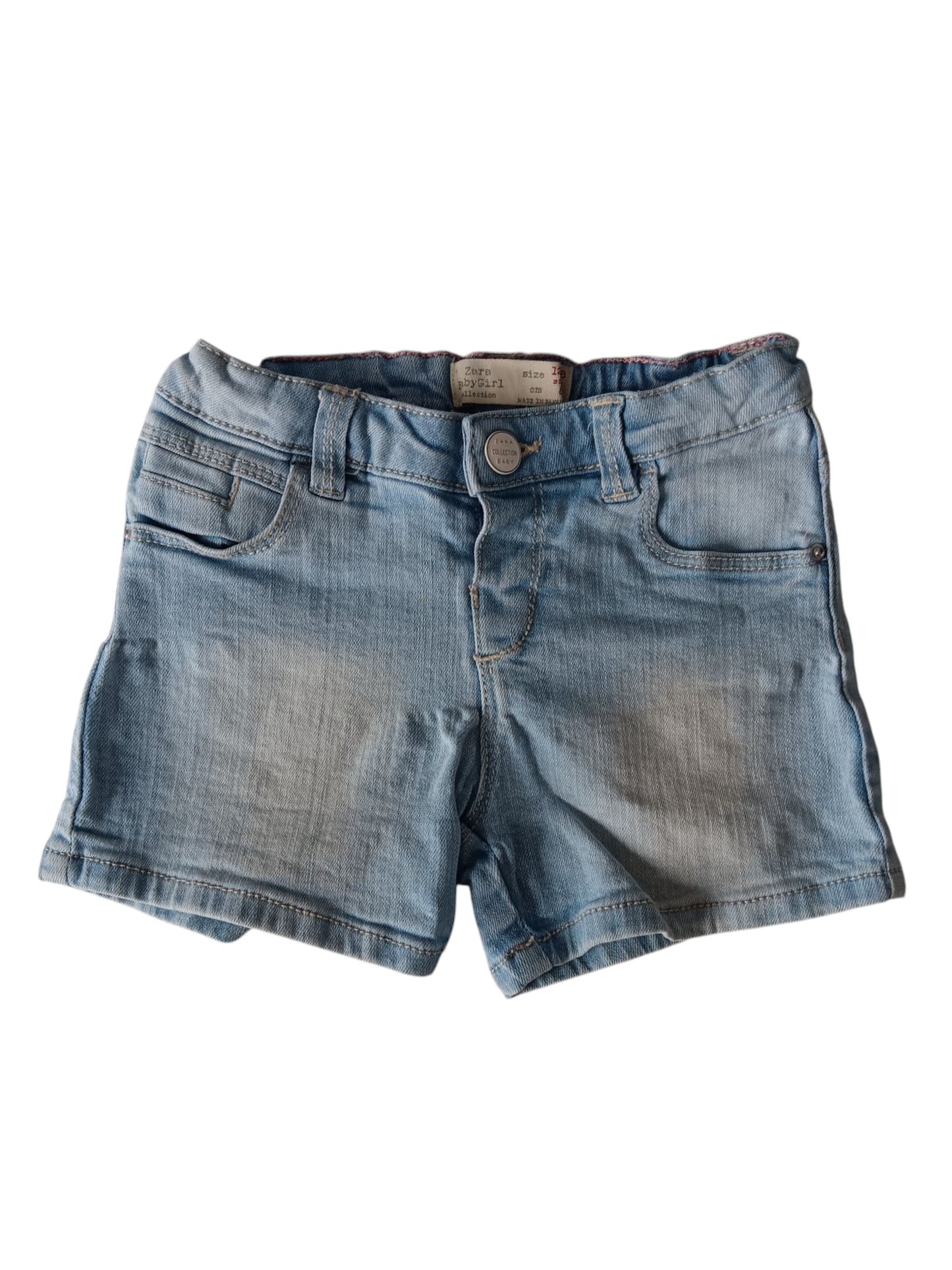 Short en denim - Zara - 12-18 Mois
