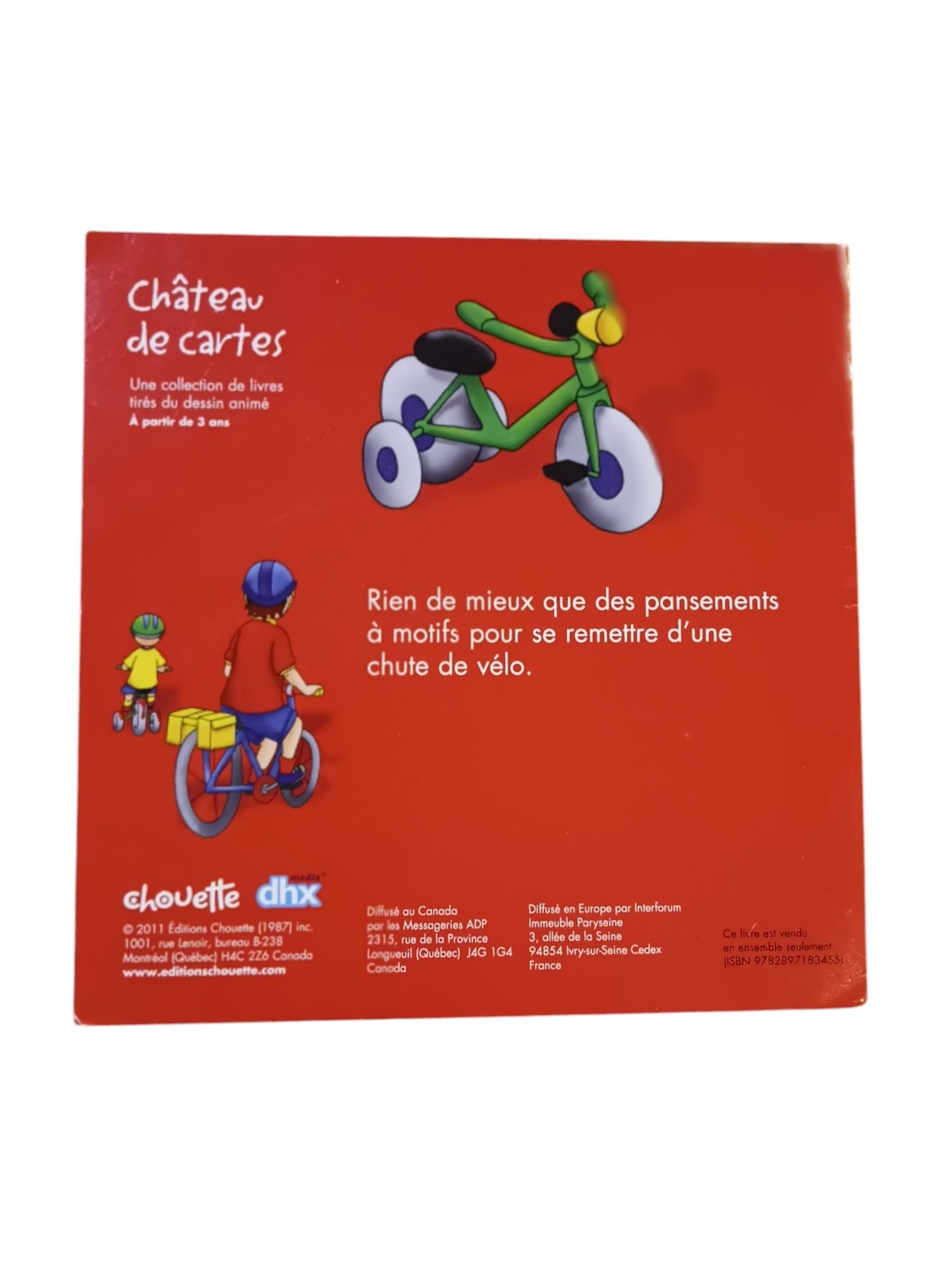 Caillou à vélo