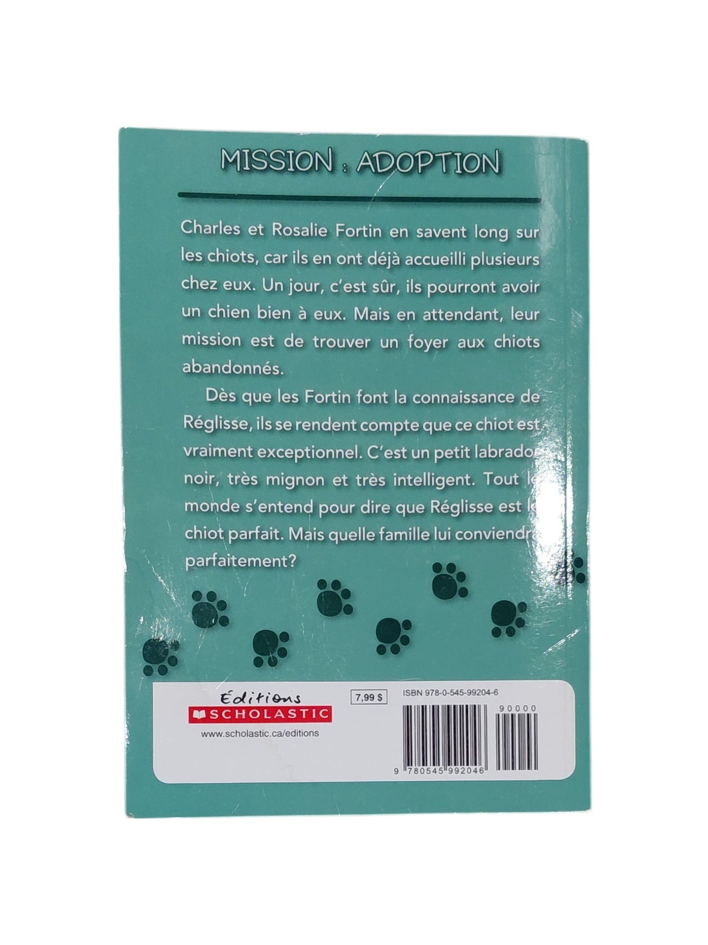 Mission : adoption - Réglisse