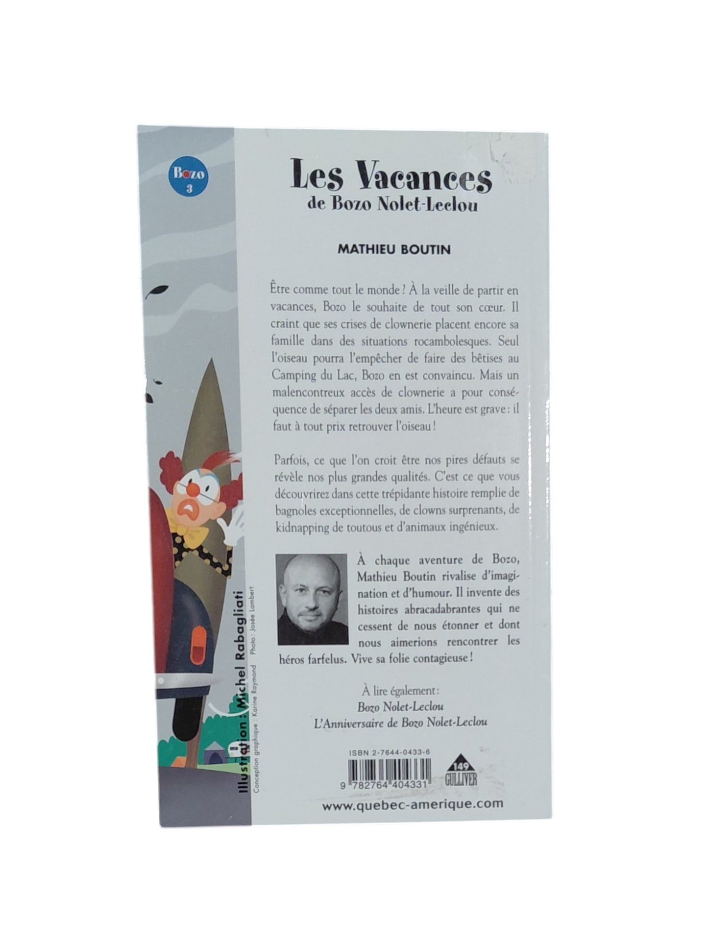 Les Vacances de Bozo Nolet-Leclou