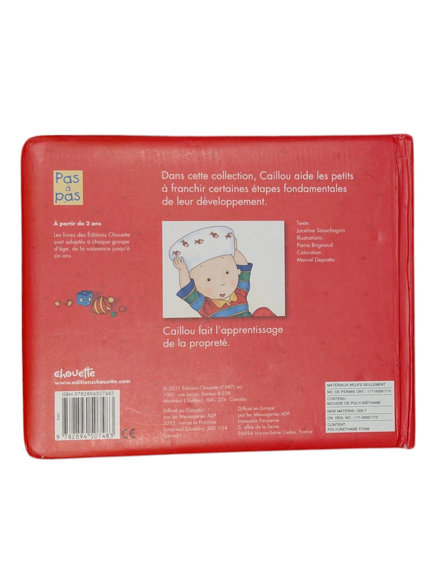 Caillou: le pot