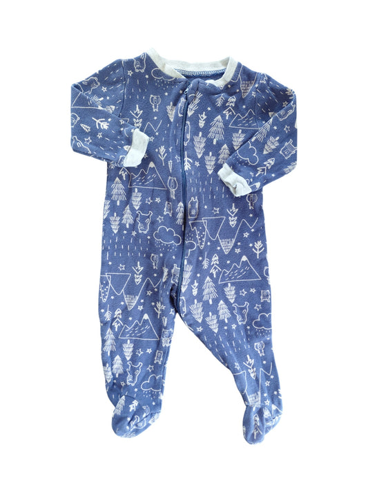 Pyjama - Marque effacée - 3-6 Mois