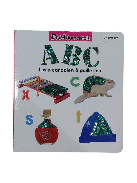 Livre canadien à paillette - ABC