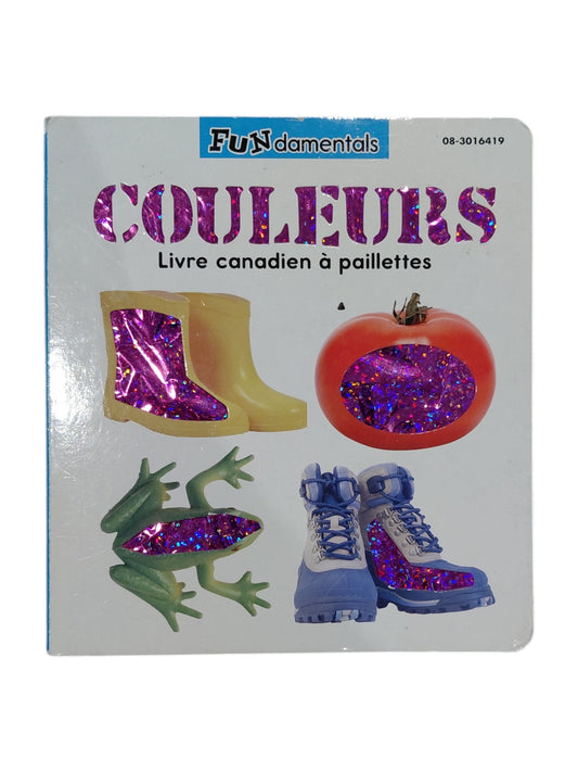 Livre canadien à paillette - Couleurs