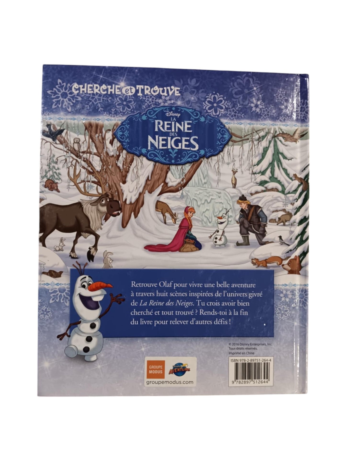La Reine des neiges : cherche et trouve