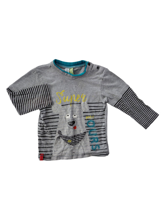 Chandail à manches longues - Nano - 24 Mois *Dessin craquelé