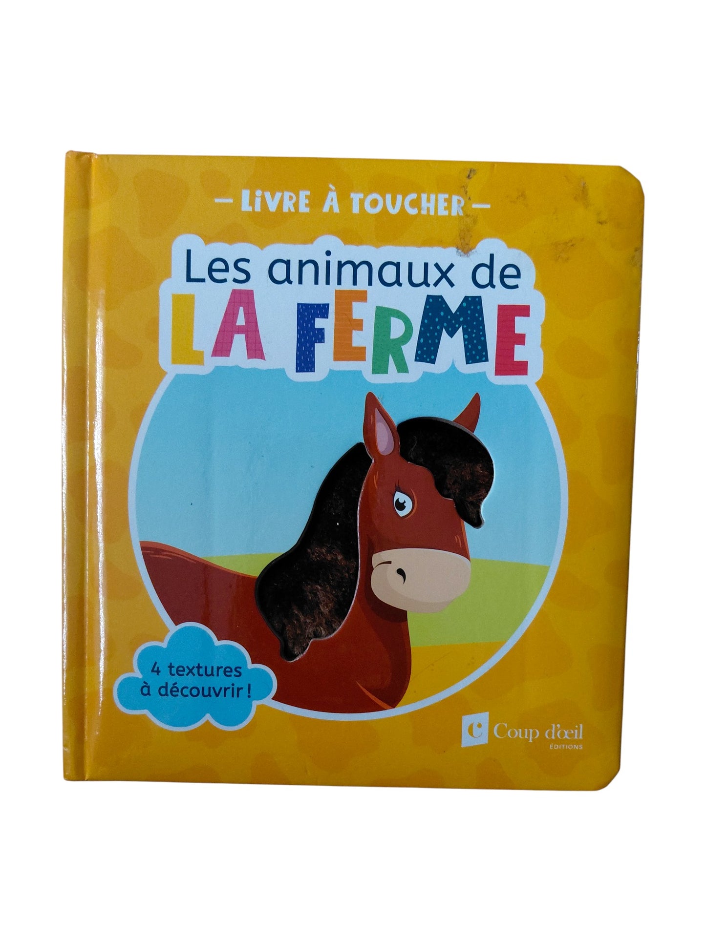 Livre à toucher – Les animaux de la ferme