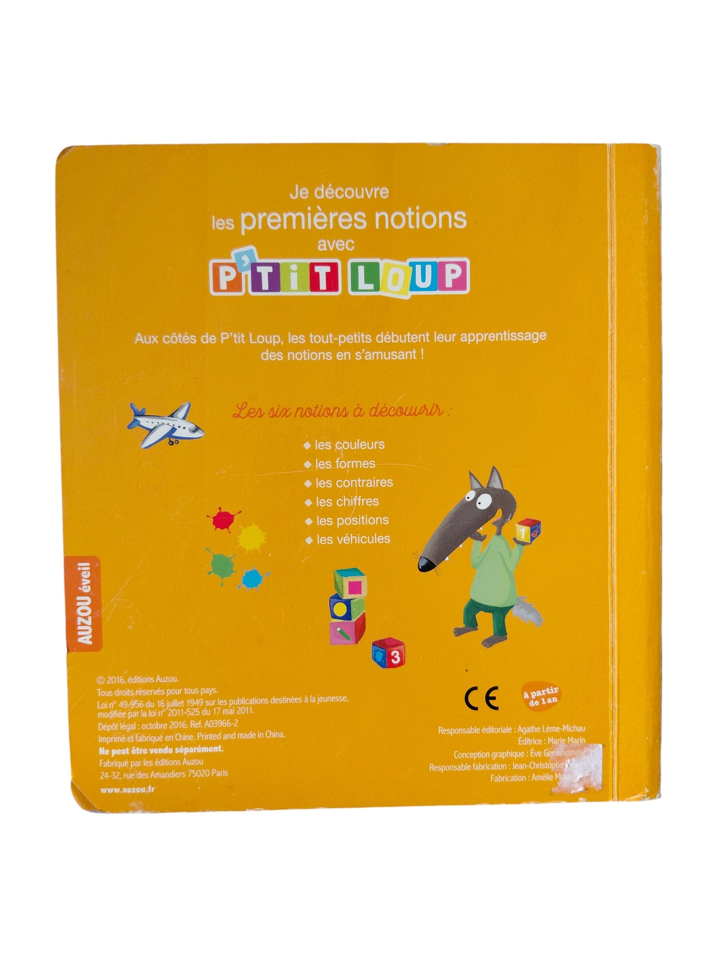 P'tit Loup - Je découvre les premières notions