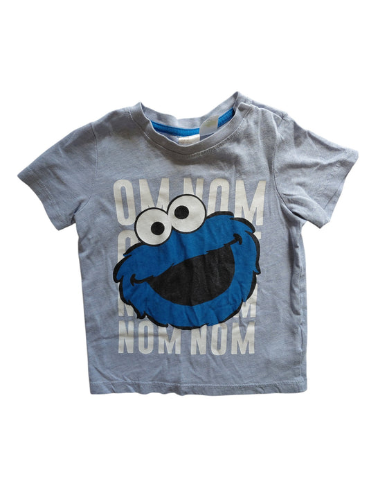 T-Shirt - H&M Sesame Street - 9-12 Mois