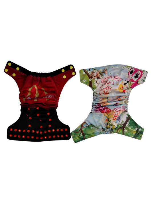 Duo Couches lavables - Inconnu/Confection petit panda - McDonald's+Opération Enfant soleil