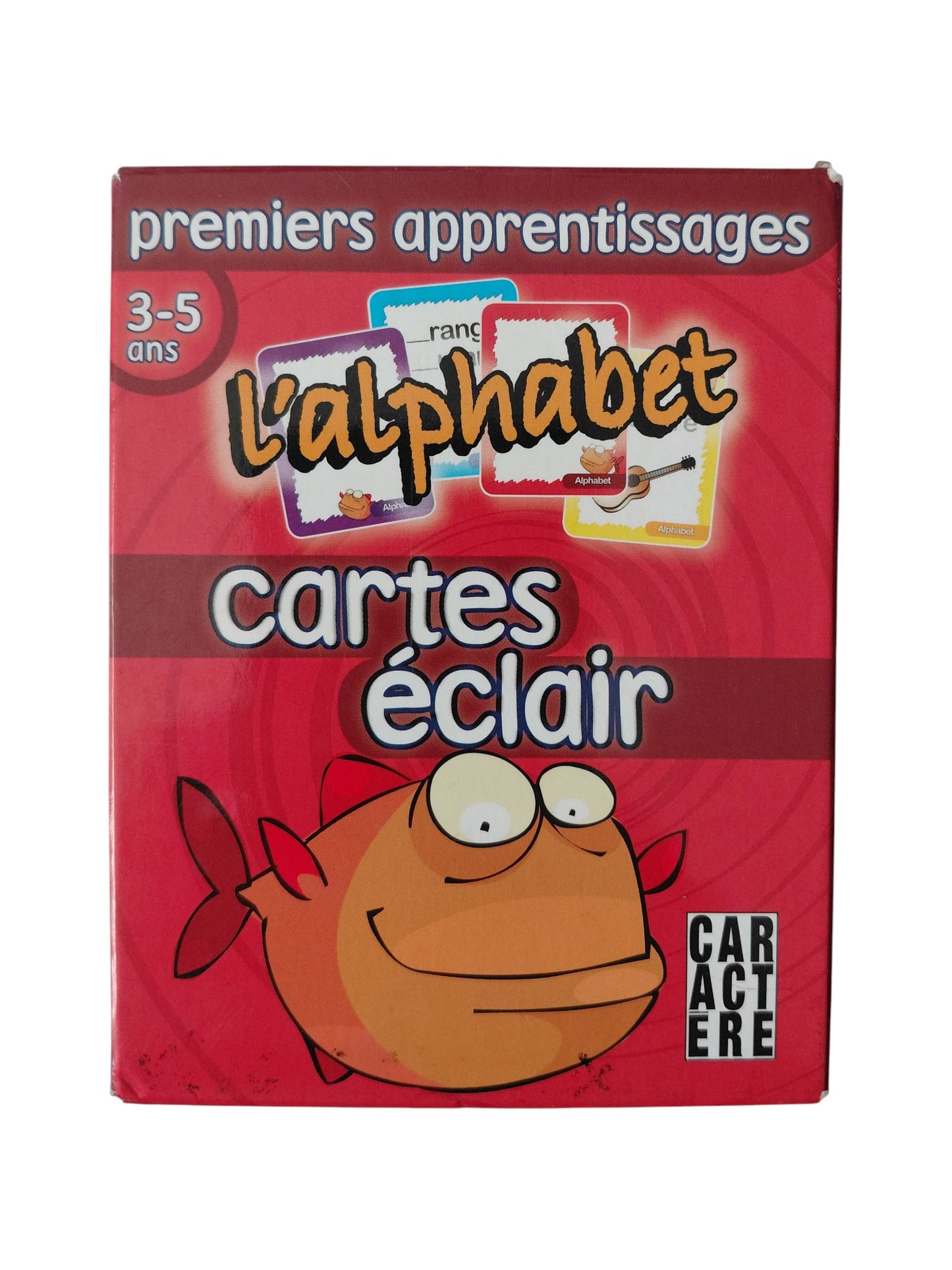 Jeu de cartes 56 cartes éclair - Alphabet