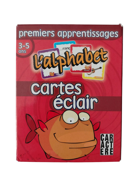 Jeu de cartes 56 cartes éclair - Alphabet
