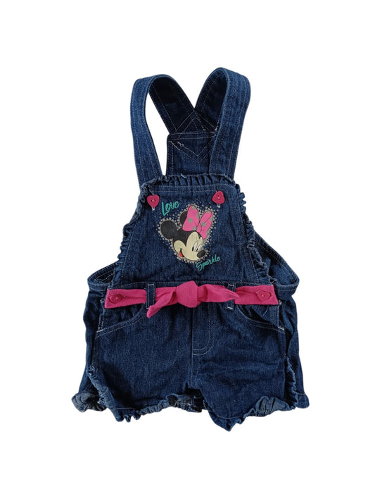 Salopette courte - Disney - 12 Mois