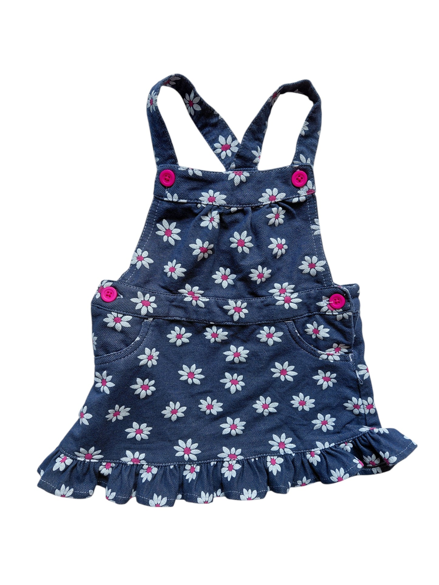 Robe salopette - George - 6-12 Mois
