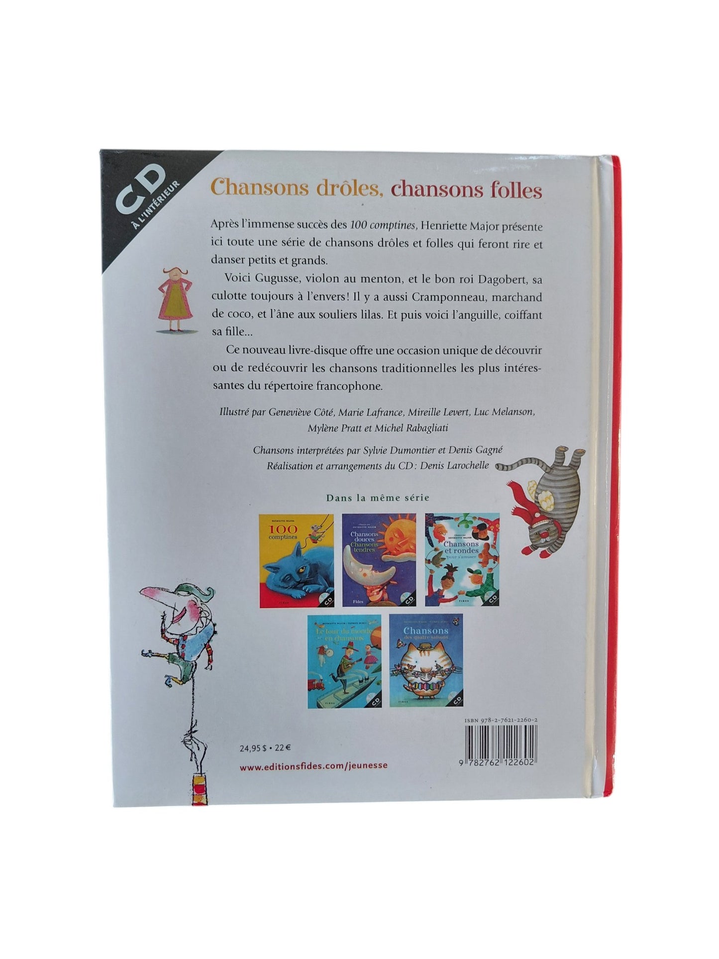 Chansons drôles, chansons folles - Livre CD