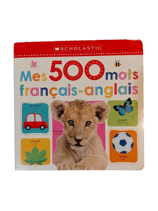 Mes 500 mots français-anglais