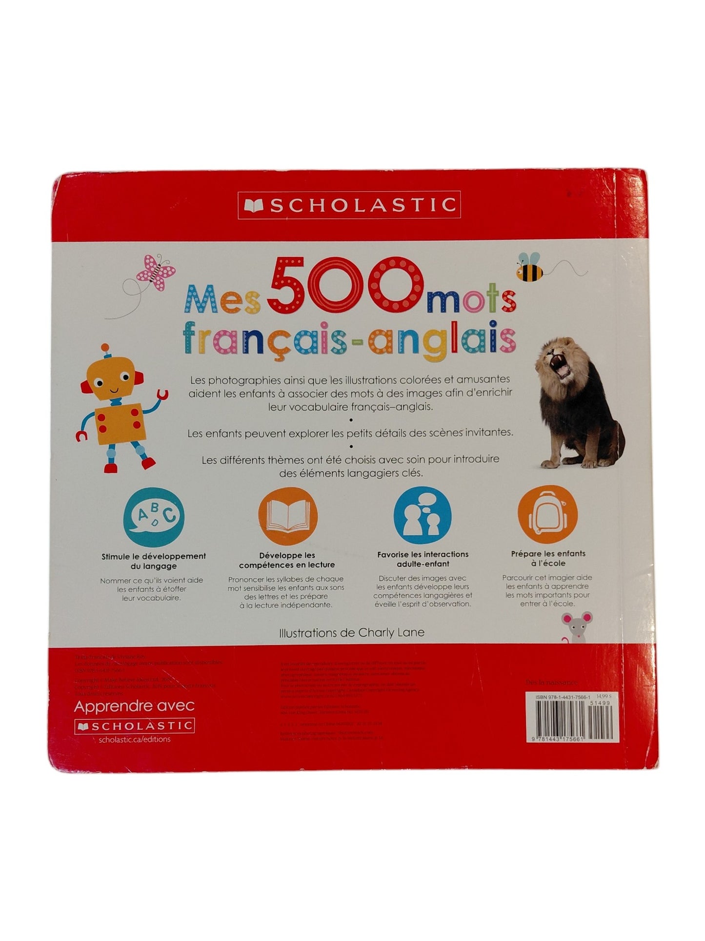 Mes 500 mots français-anglais