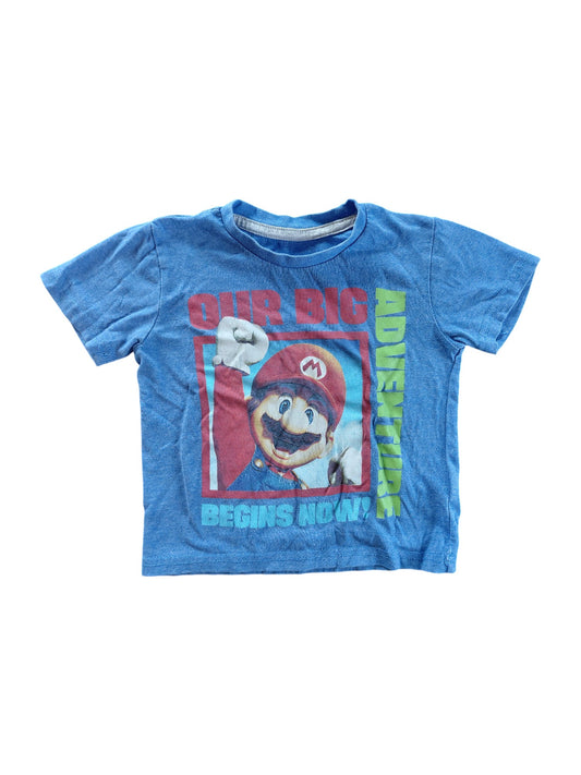 T-Shirt - Super Mario Bros - 2 ans *Dessin craquelé