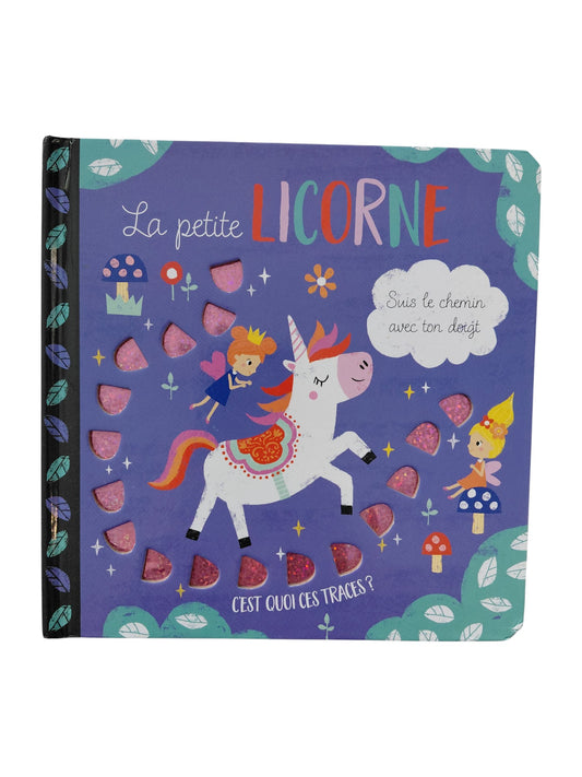 La petite licorne : suis le chemin avec ton doigt