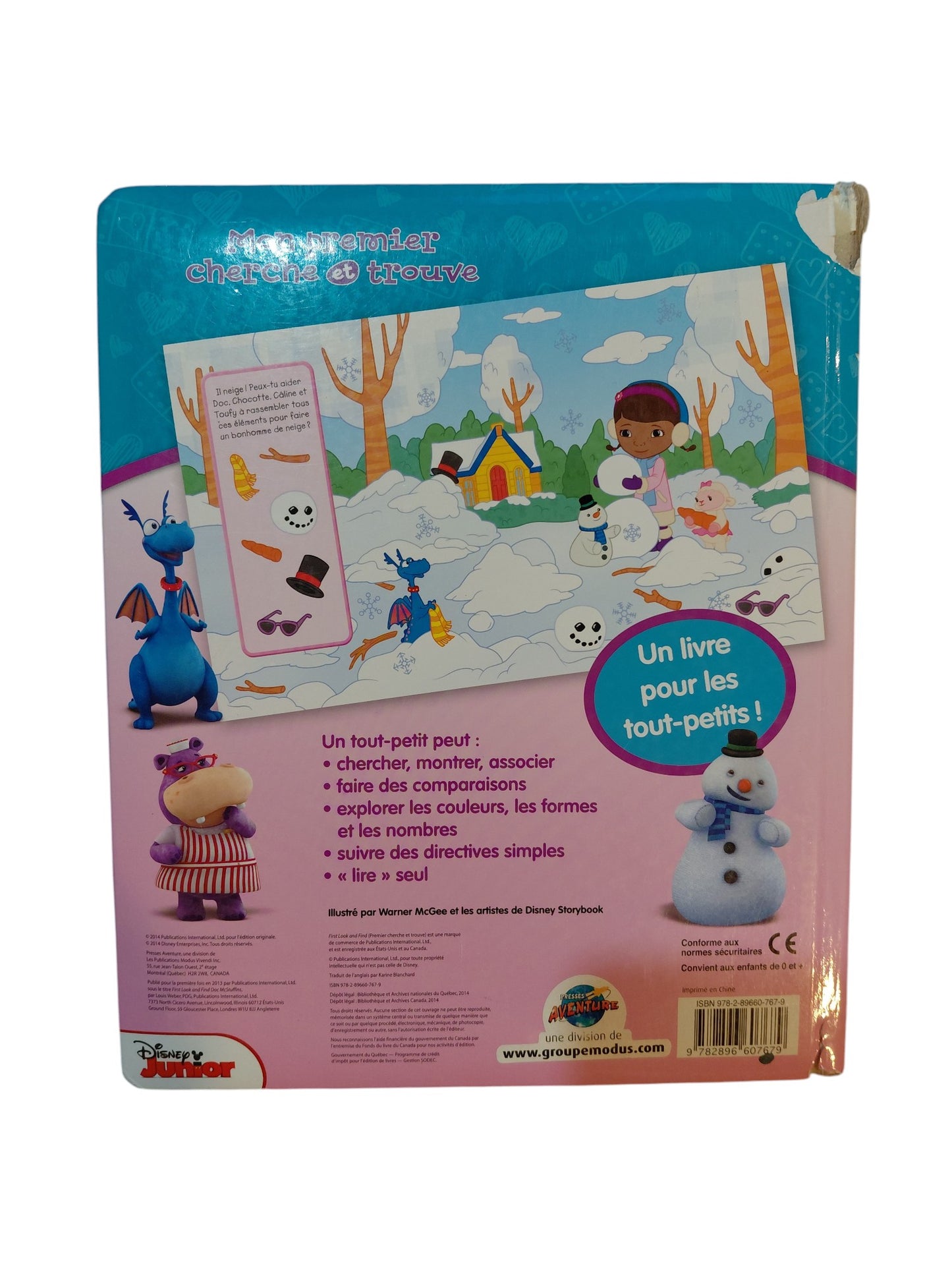 Disney Docteur La Peluche : mon premier cherche et trouve